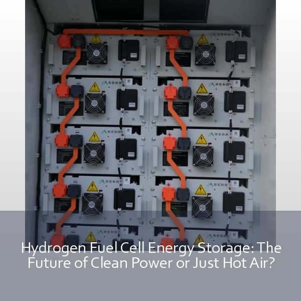 Hydrogen Fuel Cell Energy Storage: The Future of Clean Power or Just Hot Air?